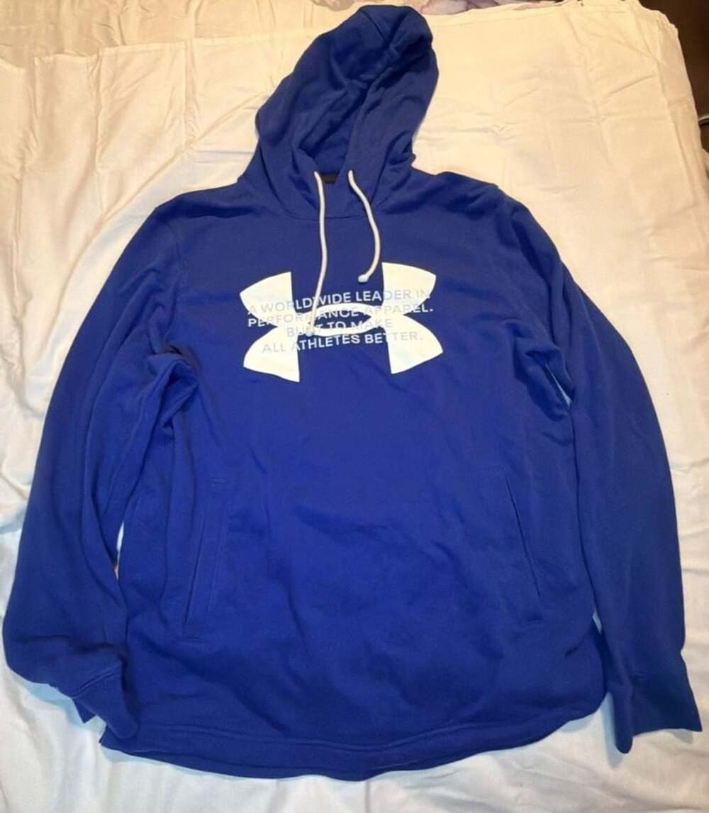 Under Armour Rival Terry Big Logo Hoodie Sweatshirt